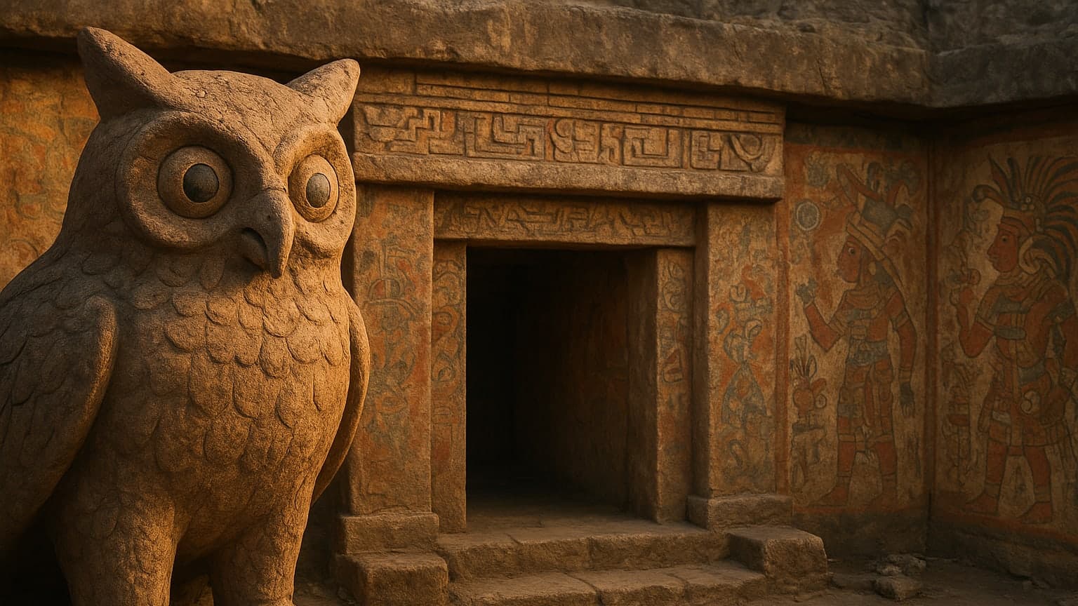 Unearthing Secrets: 1,400-Year-Old Tomb with a Giant Owl Head Discovered in Mexico!