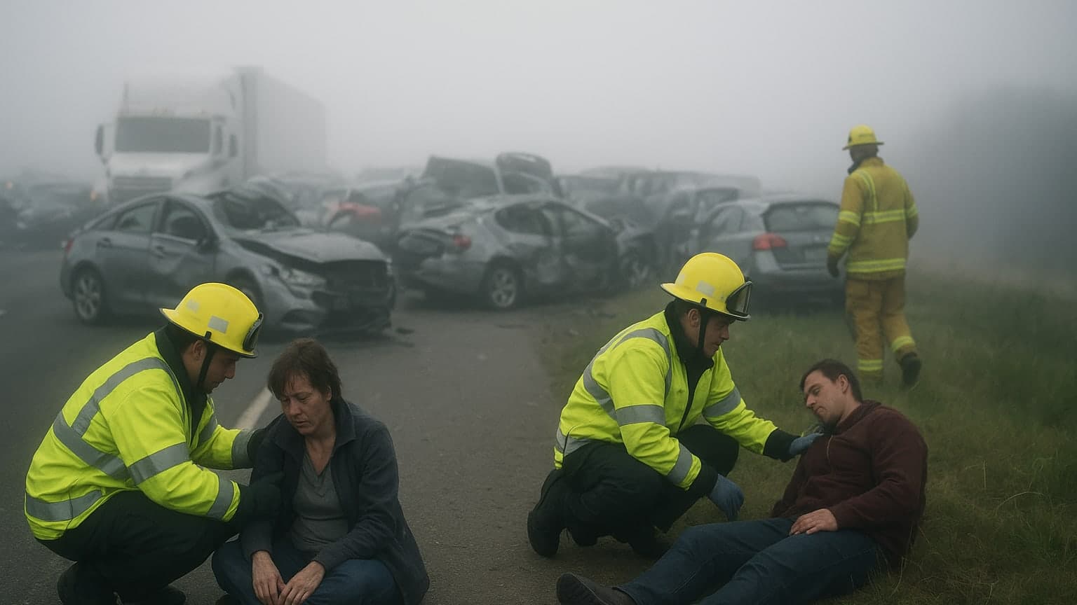 Fog and Fenders: The 59-Car Pileup That Shook Highway 99