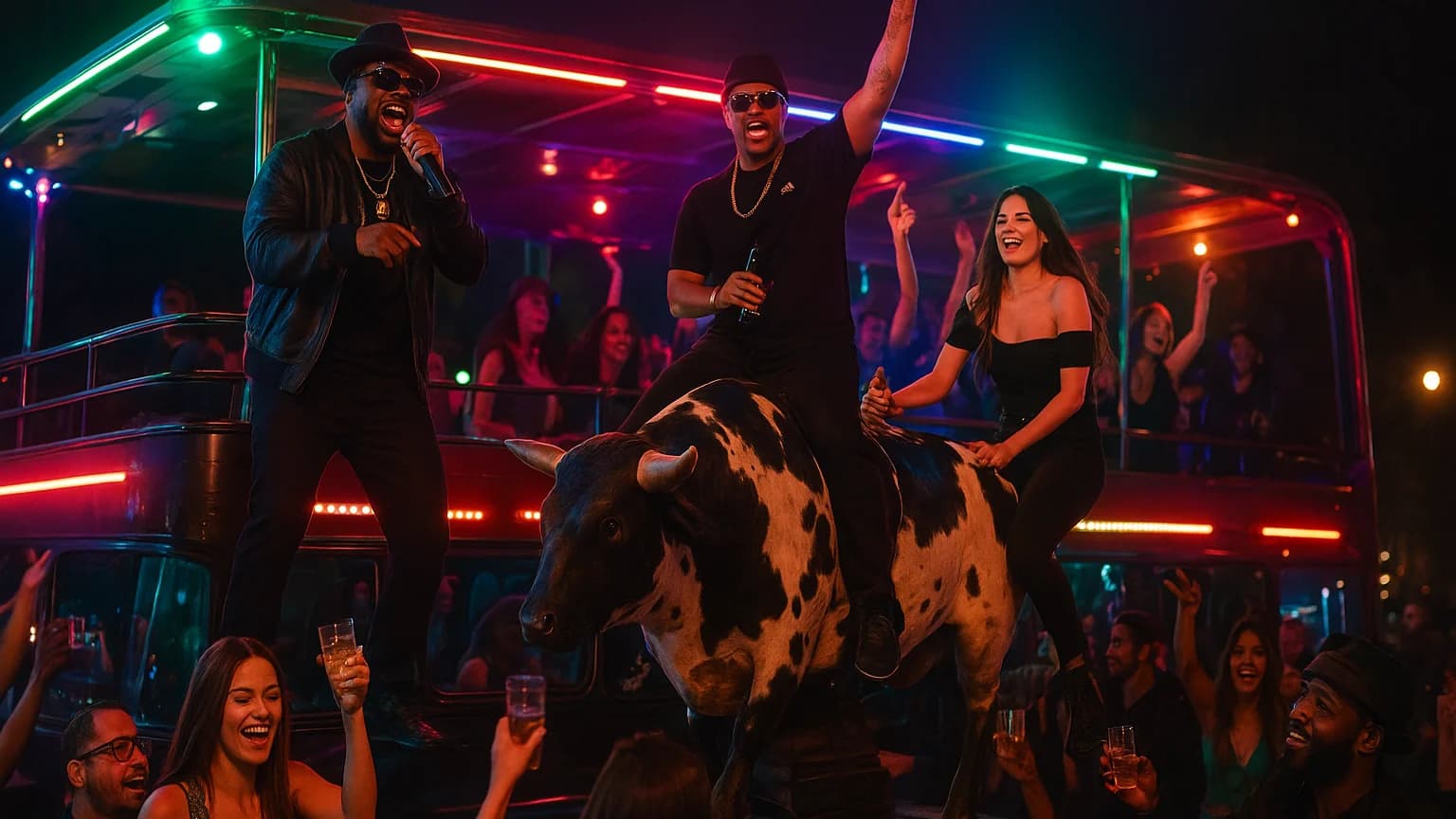Cheers to the Night: Inside Marcus Paulk and Stallionaires Pooch's Wild Grammys Bus Bash!