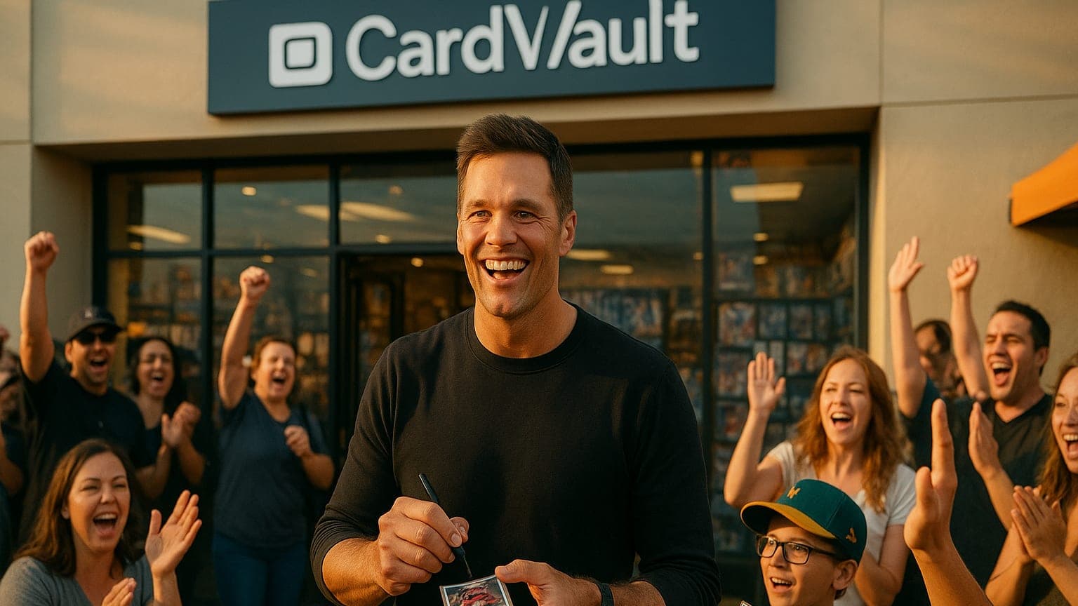 Touchdown: Tom Brady Opens the CardVault, Making Collecting Cool Again!