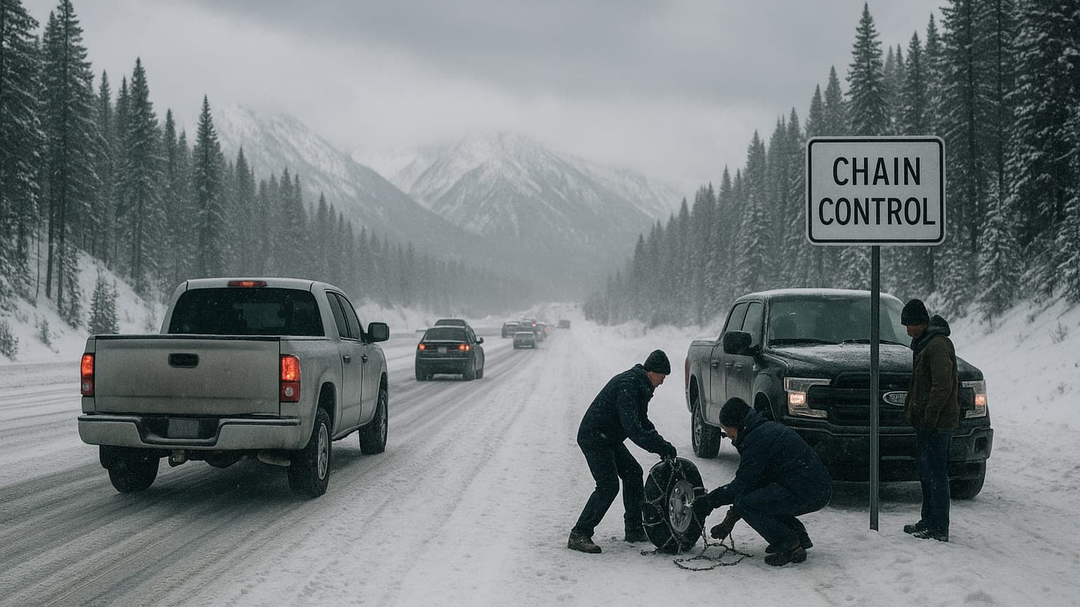 Snow, Chains, and Crashes: What’s Happening on I-80?