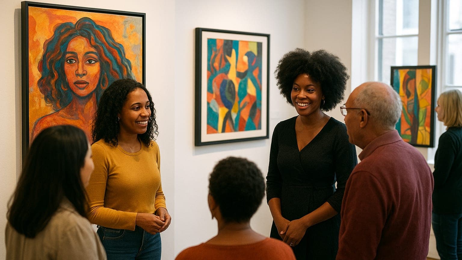 Local Voices, Vibrant Visions: Celebrating Black Artists at Gallery 1075