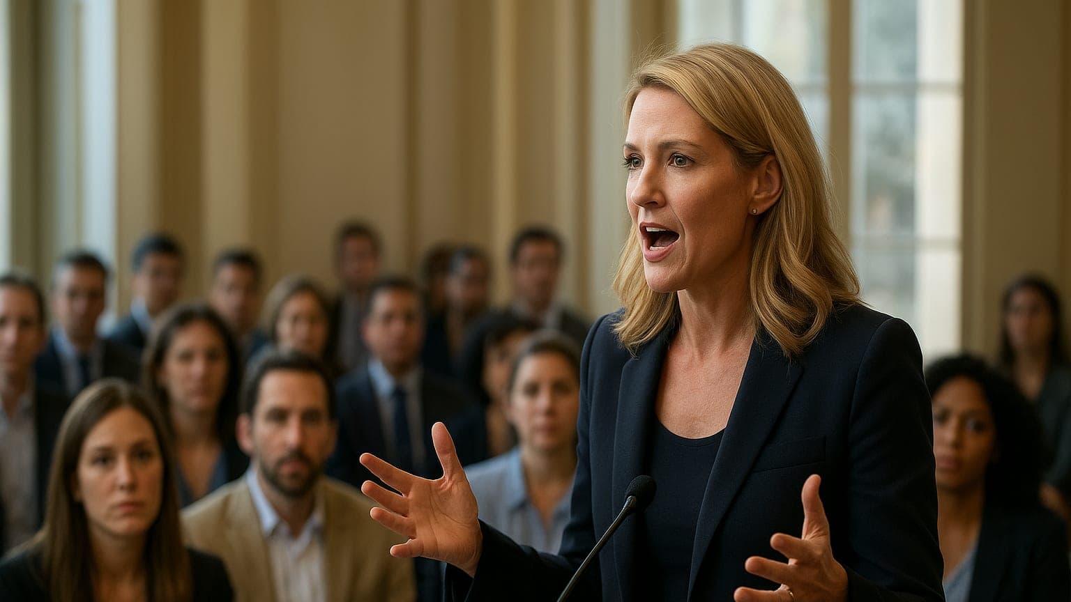 Press Conference or Press Confrontation? Jenifer Siebel Newsom Takes Reporters to Task Over Women's Health!