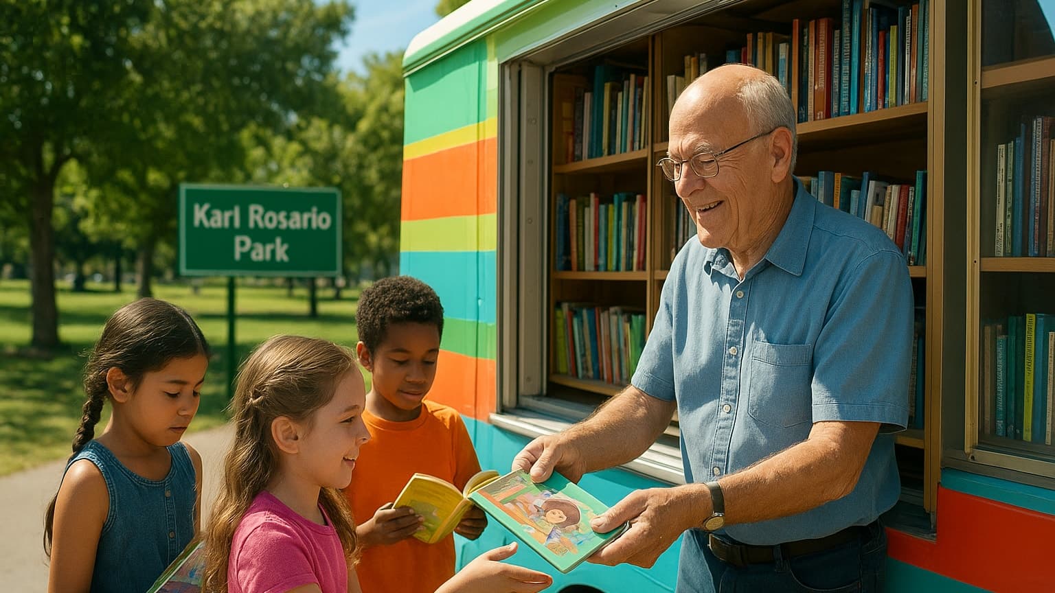 Books on Wheels: How a Retired Teacher is Changing Lives in North Highlands