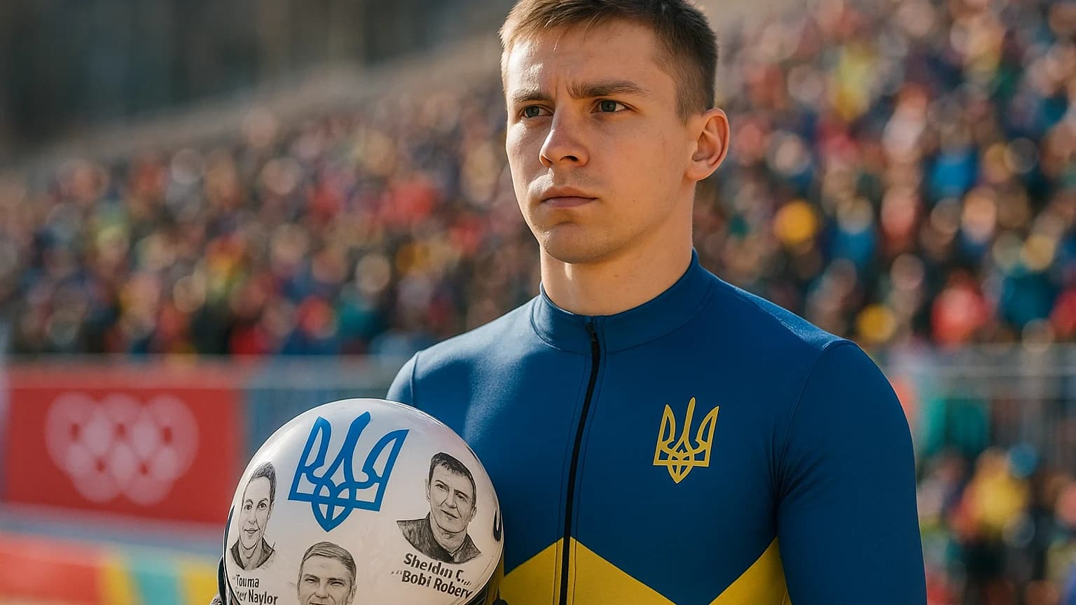 Olympic Drama: Ukrainian Star Disqualified Over Helmet Tribute to Fallen Heroes