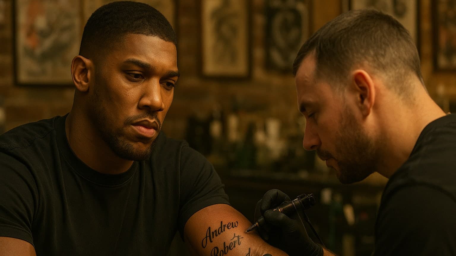 Inked in Memory: Anthony Joshua's Heartfelt Tribute to Lost Friends