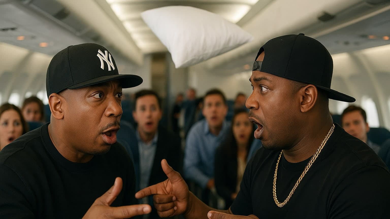 Pillow Fights at 30,000 Feet: Ja Rule and Tony Yayo's Airborne Altercation!