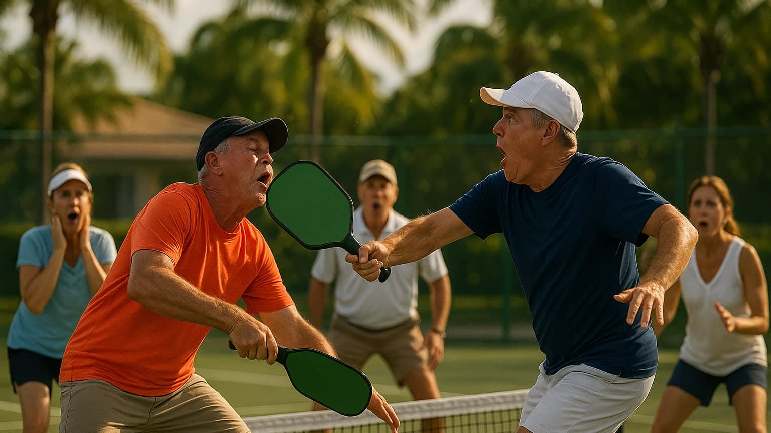When Pickleball Gets Personal: A Paddle Fight for the Ages!