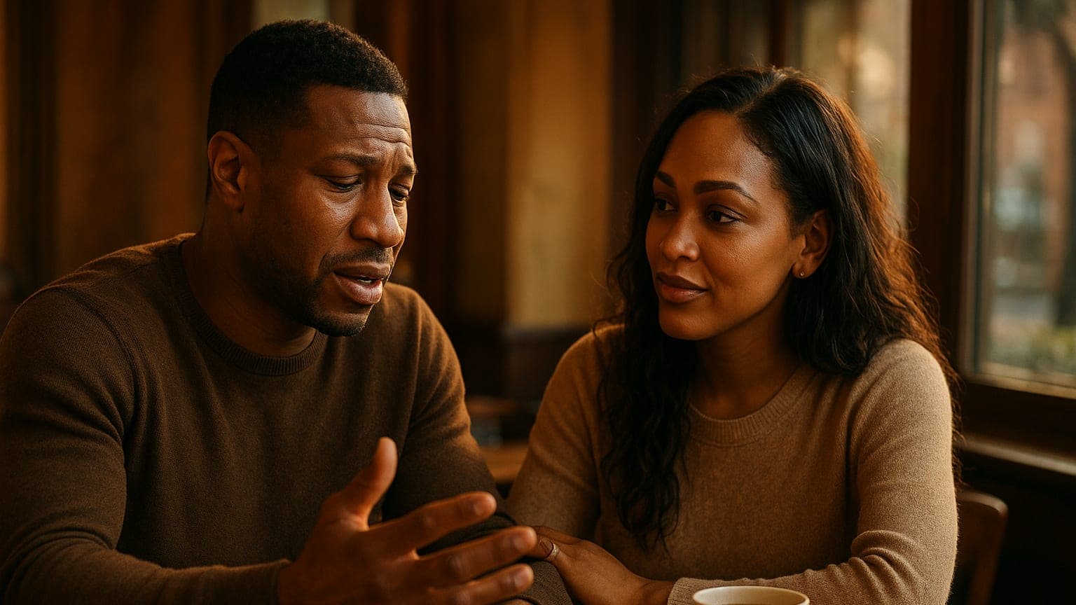 Love on Trial: Jonathan Majors Breaks Down Over Meagan Good's Unwavering Support