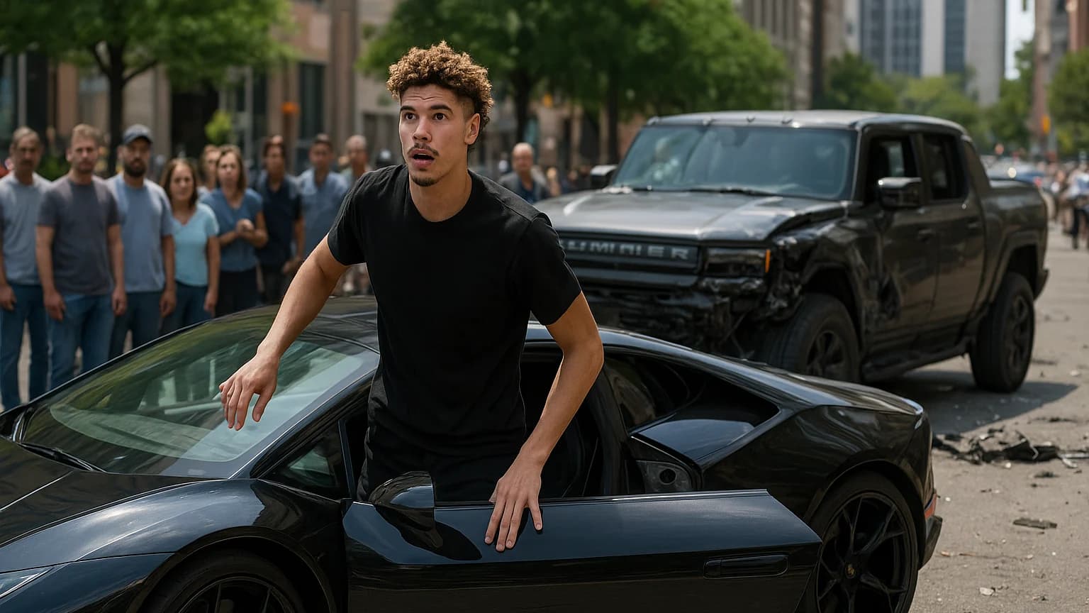 LaMelo Ball's Wild Ride: From Car Crash to Lamborghini in a Flash!