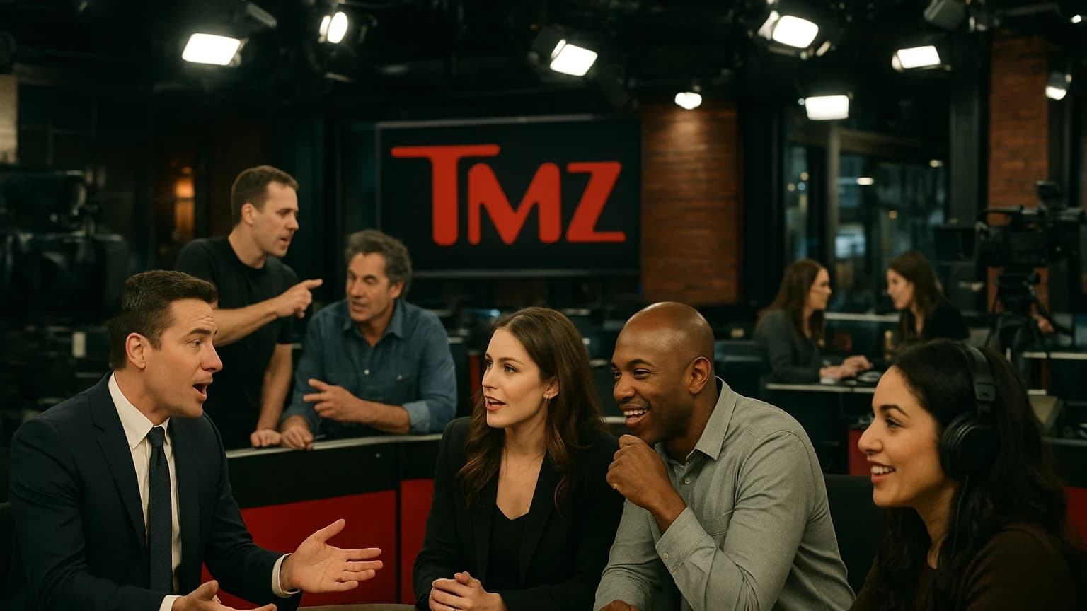 Step Inside the TMZ Madness: Live Streaming from the Newsroom!