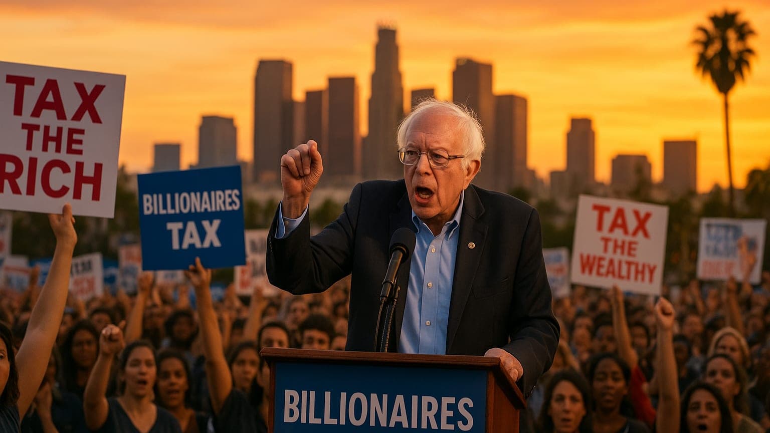 Taxing Billionaires: The California Showdown Between Sanders and Newsom!