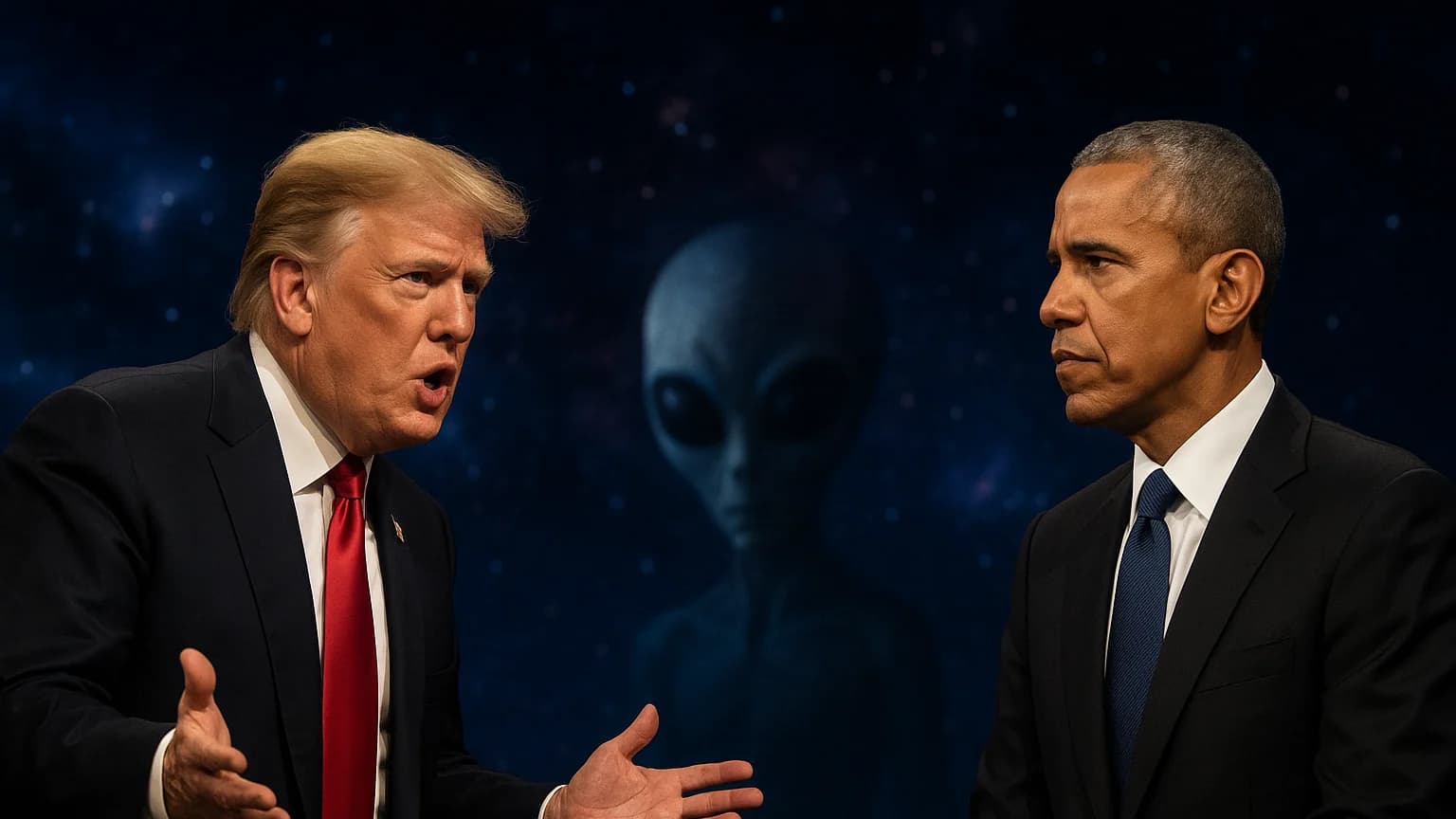 Trump vs. Obama: Is Alien Talk Top Secret?
