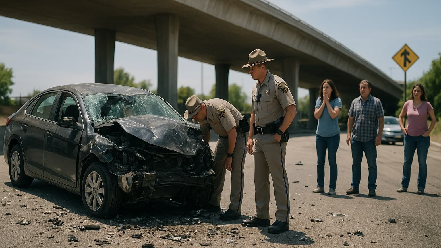 When Cars Take Leaps: Sacramento's Overpass Mishap Shocks Drivers