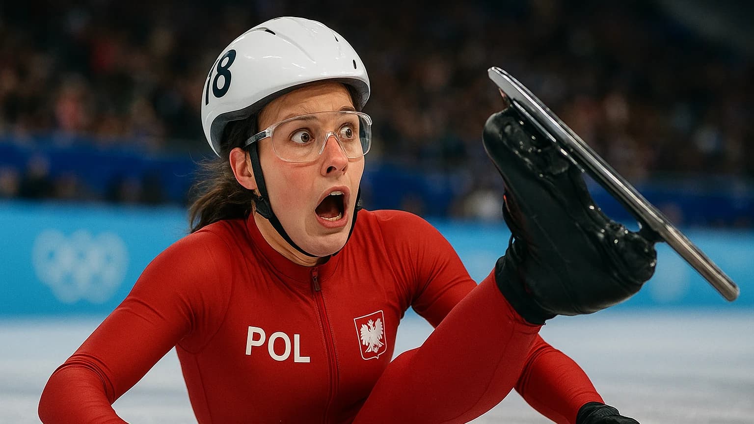 When Olympic Dreams Go Awry: Skater's Face-Plant Becomes a Shocking Moment
