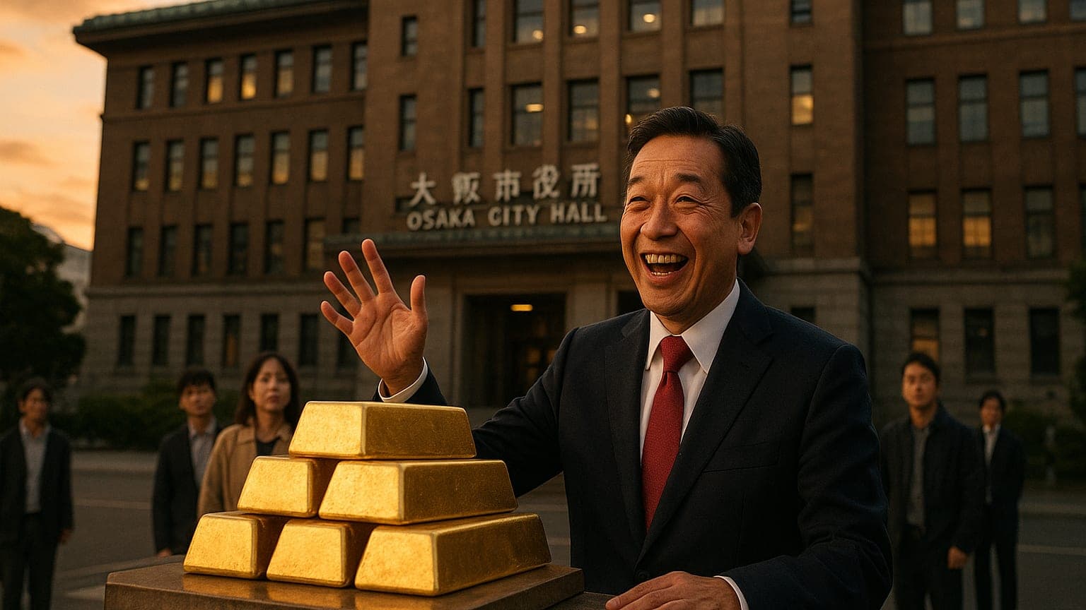 Gold Bars for Pipes: Osaka Gets a Glittering Upgrade!