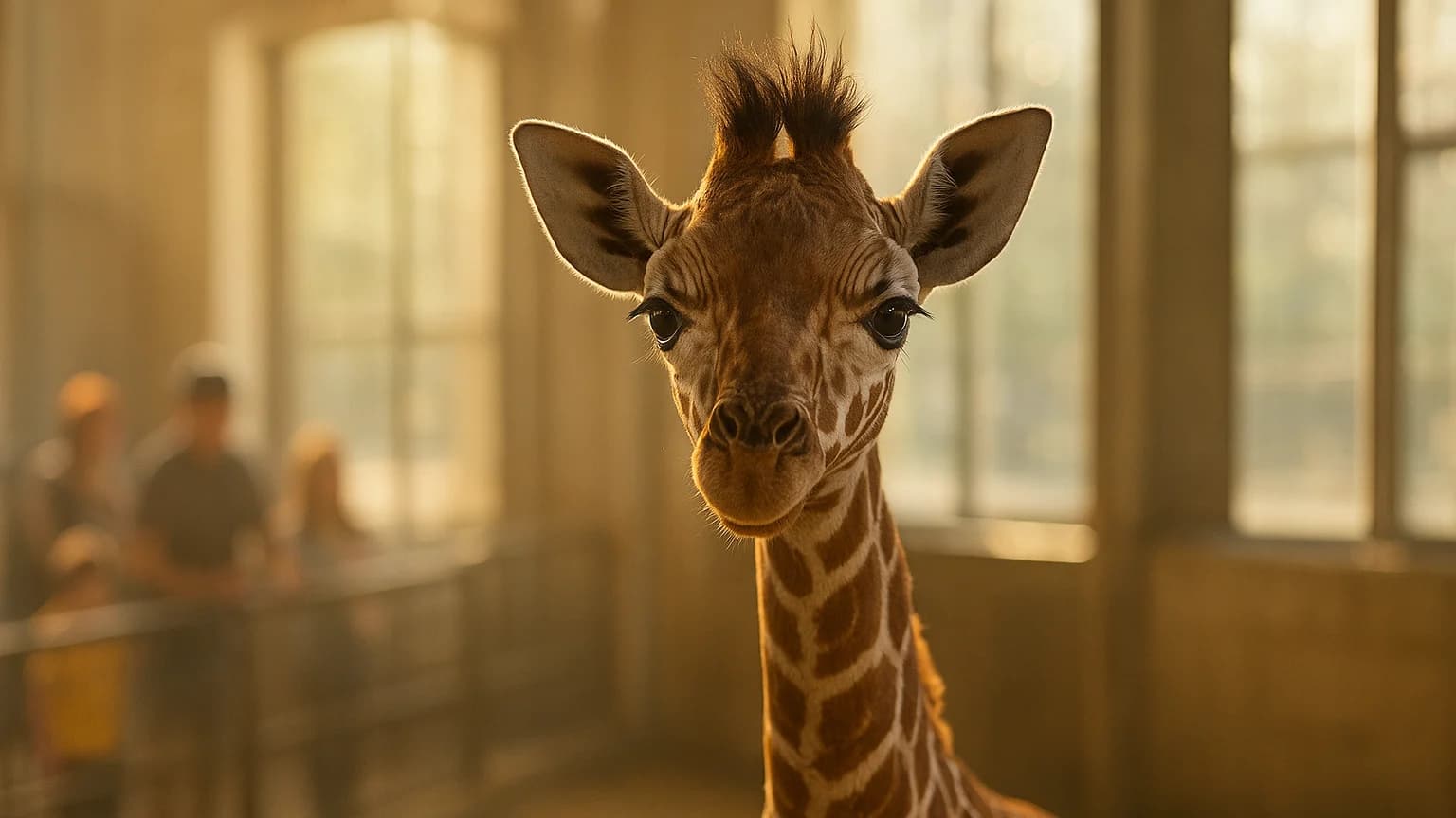 Meet Eugene: The Baby Giraffe Whose Hairdo Is Turning Heads at the Zoo!