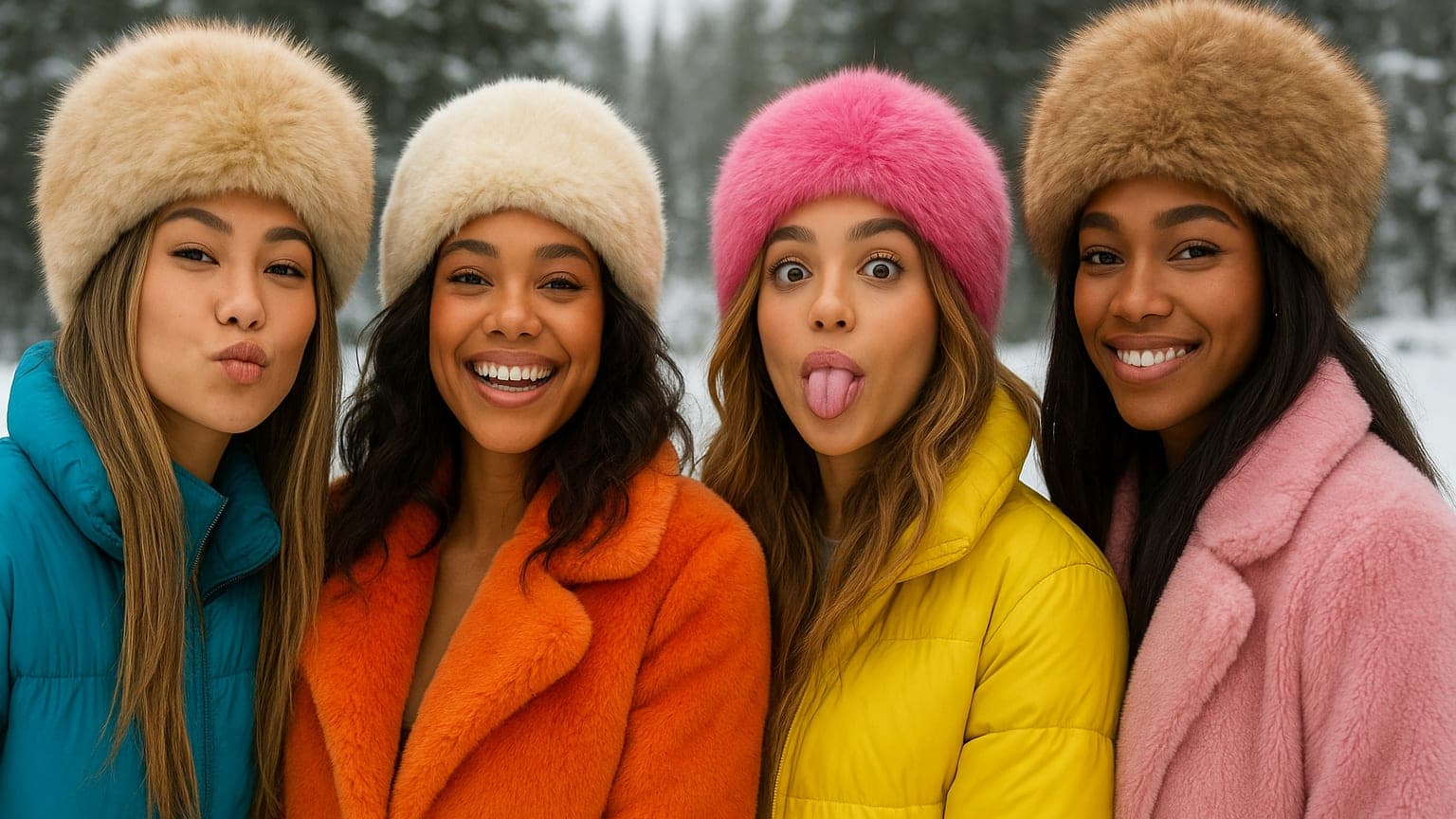 Furry Hats and Hot Stars: The Chic Way to Stay Cozy This Winter!