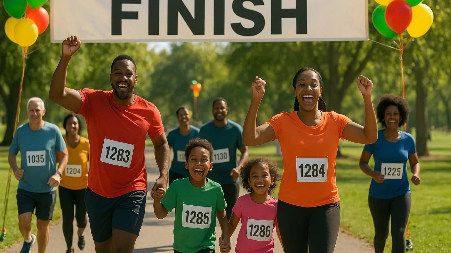 Running for a Cause: Black Men Run Sacramento's Heartfelt 5K for Black History Month