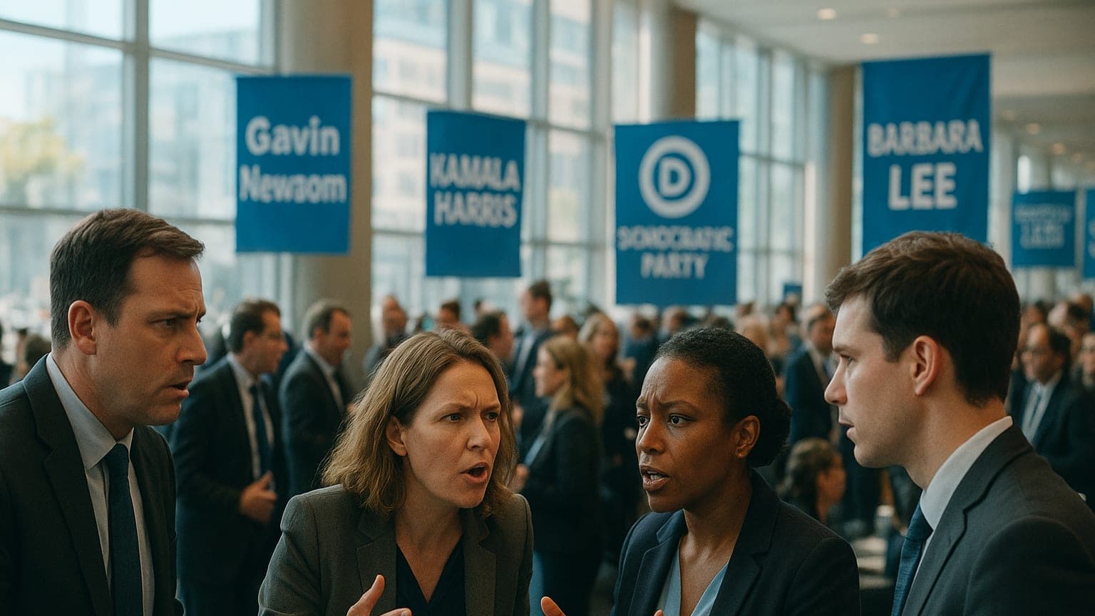 California’s Democratic Party Faces Endorsement Dilemma Ahead of Primary Showdown!
