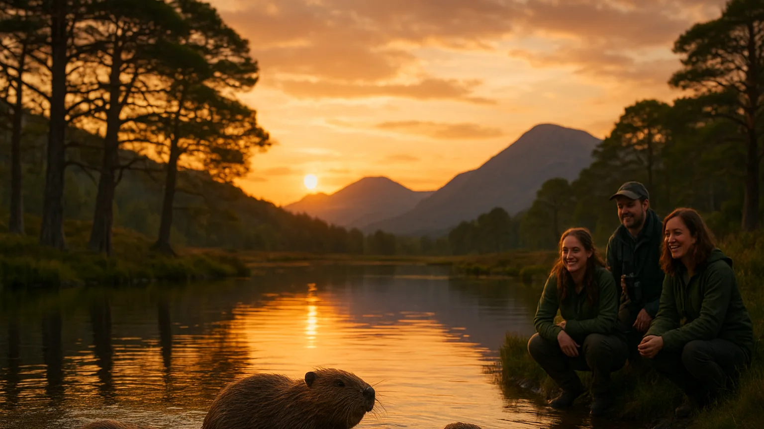 Beavers Make a Splash: Scotland Welcomes Furry Friends Back After 400 Years!