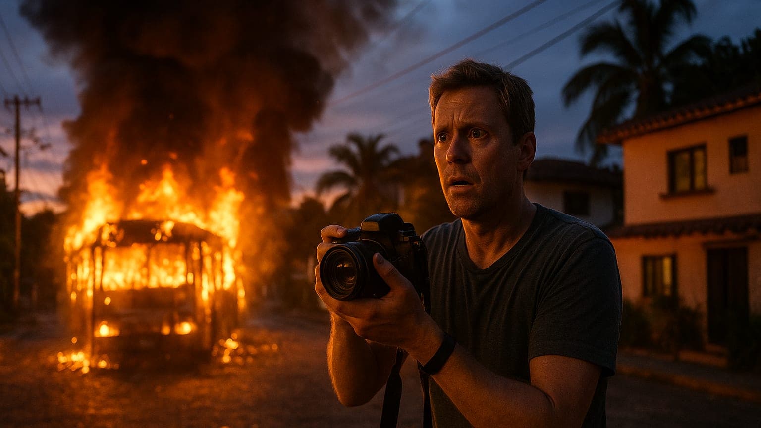 Cartel Chaos: Sacramento Man's Vacation Takes a Fiery Turn in Puerto Vallarta