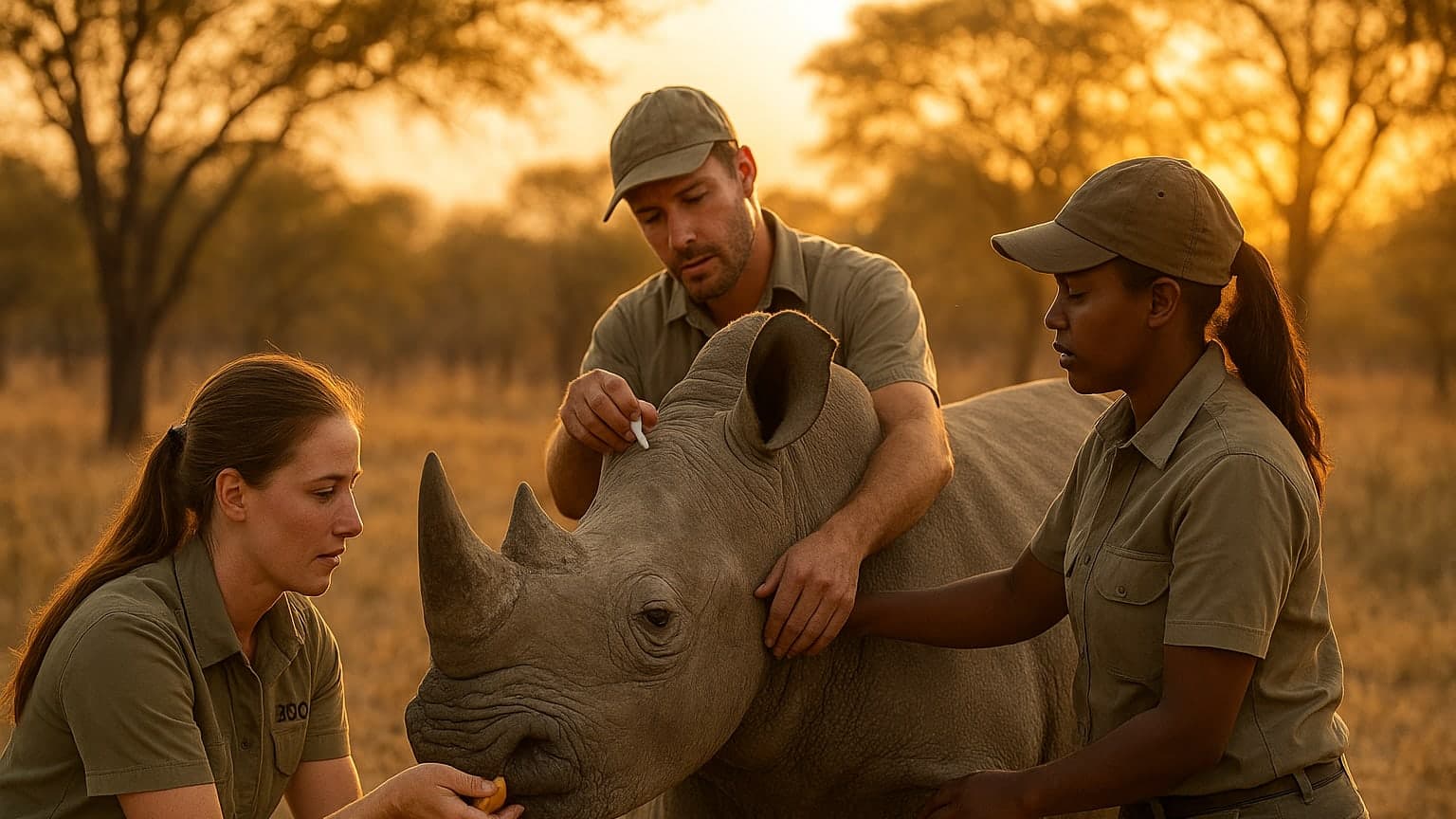 How a Team of Florida Zoo Experts Became Rhino Whisperers in Zimbabwe!