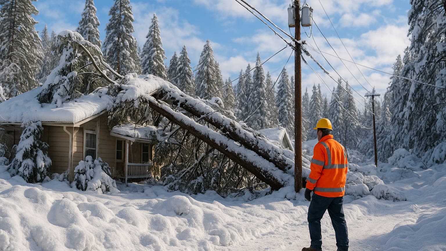 Winter Woes: El Dorado County Battling Trees and Power Outages After Storm