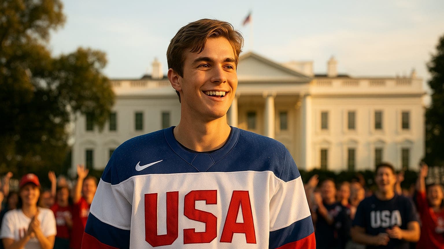 Hockey Dreams and Presidential Schemes: Team USA Hits the White House!