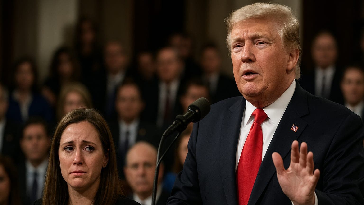 Trump's Emotional Tribute: A Heartfelt Moment at the State of the Union!