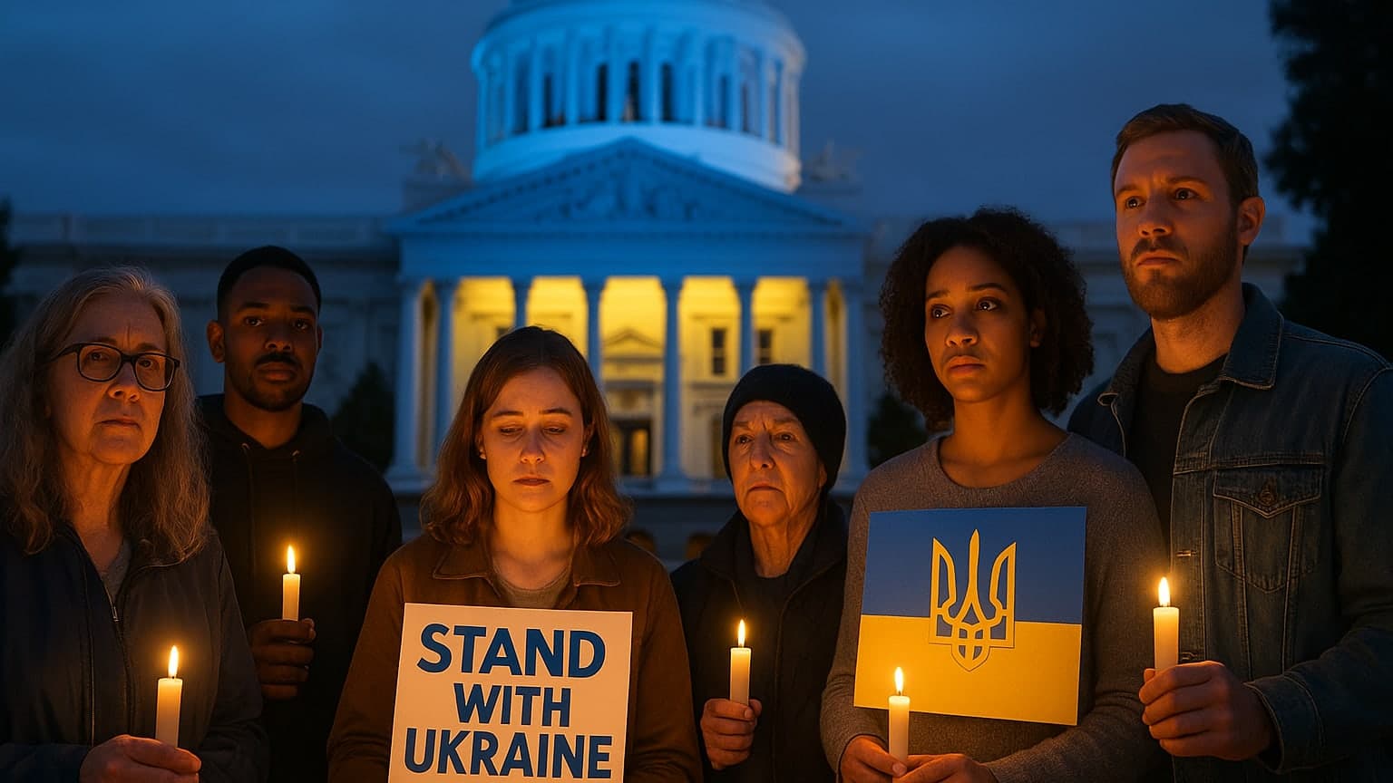 Sacramento Shines Blue and Yellow: A Heartfelt Tribute to Ukraine's Resilience