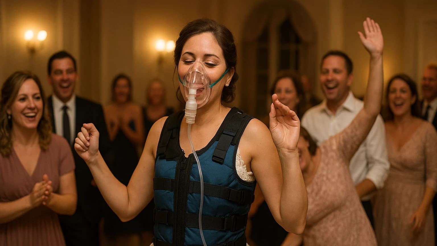 Dancing Through Treatment: A Bride's Heartwarming Wedding Moment Goes Viral