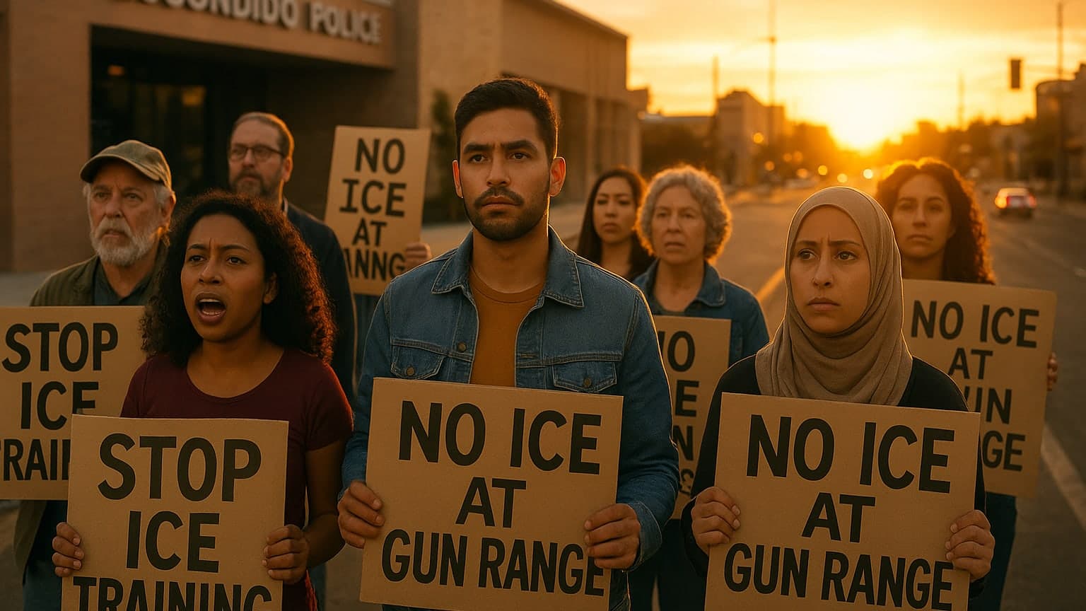 Escondido's Secret Gun Range Deal: Activist Outcry Unveils ICE's Unnoticed Training Ground