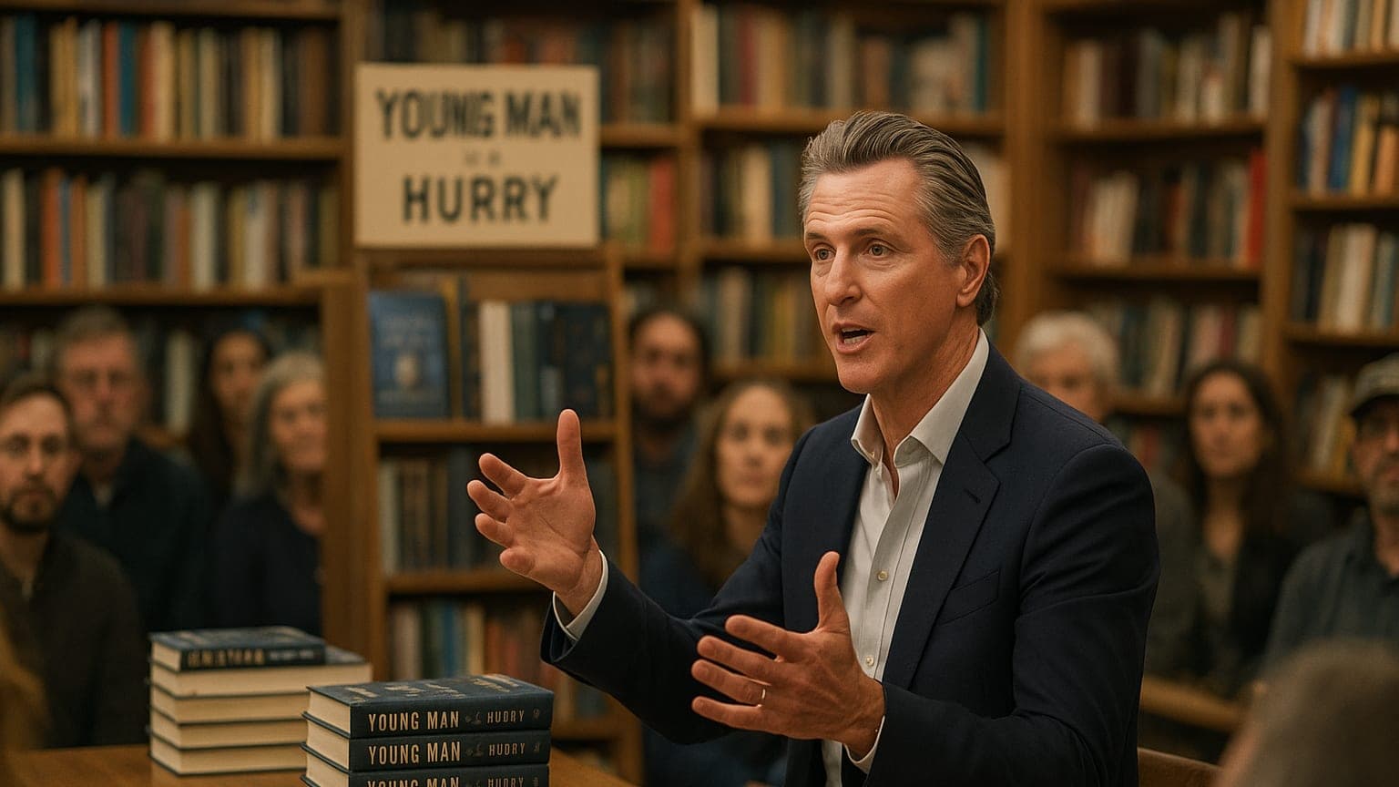 Gavin Newsom's Book Tour: A Tough Road Ahead or a Smooth Ride?