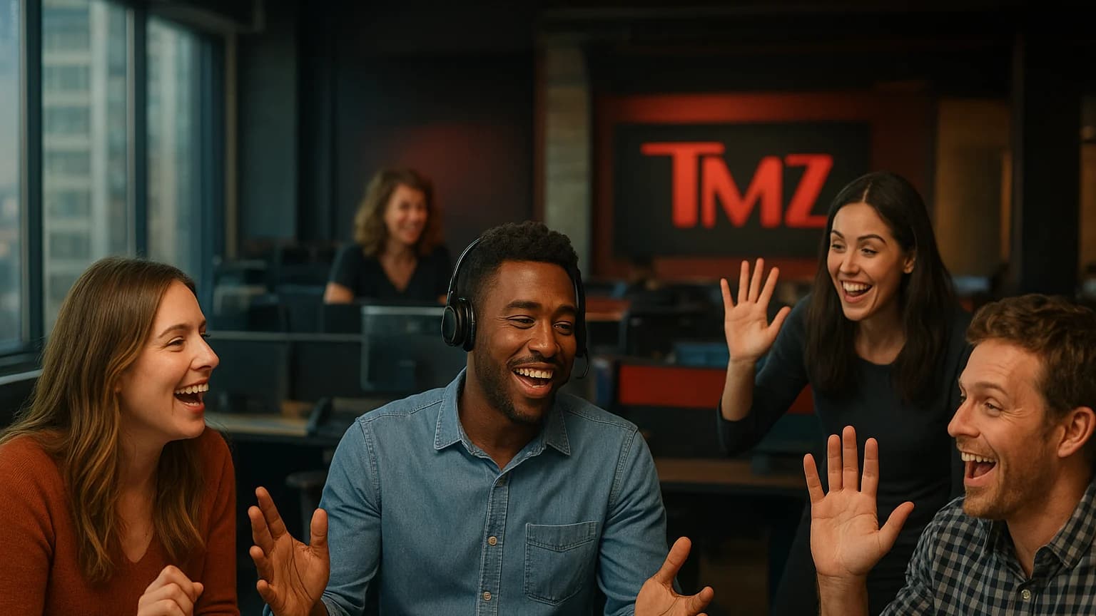 Inside the TMZ Newsroom: Where Chaos Meets Comedy in Real Time!