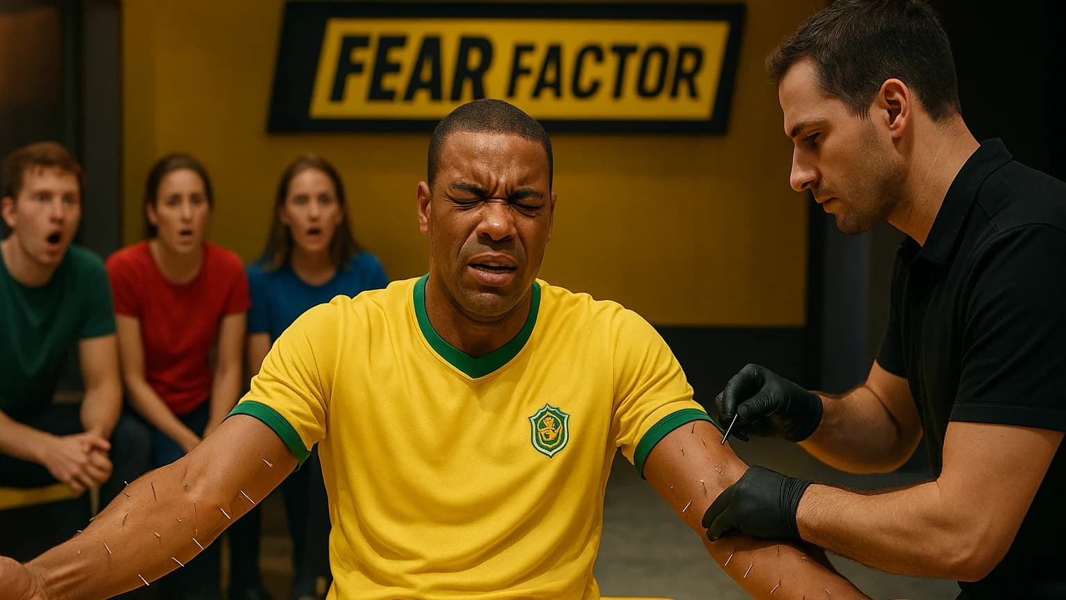 Daring to Feel: The Jaw-Dropping Needle Challenge on "Fear Factor"
