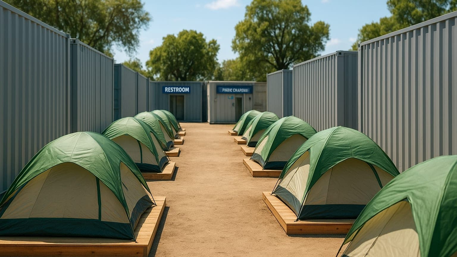 Sacramento's New Safe Camping Site: A Tent-tastic Solution to Homelessness?