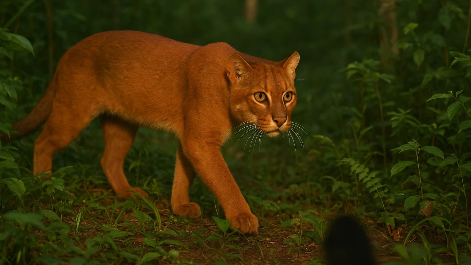 The Elusive 'Fire Tiger': Rare Footage of Thailand's Legendary Wildcat Surfaces!