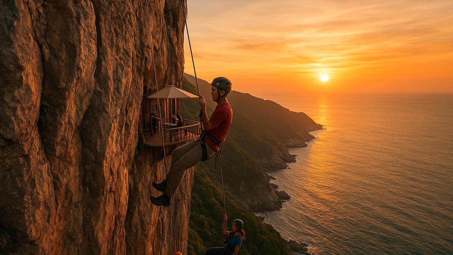 Dare to Sip? The World's Most Thrilling Café Is Literally a Cliffhanger!