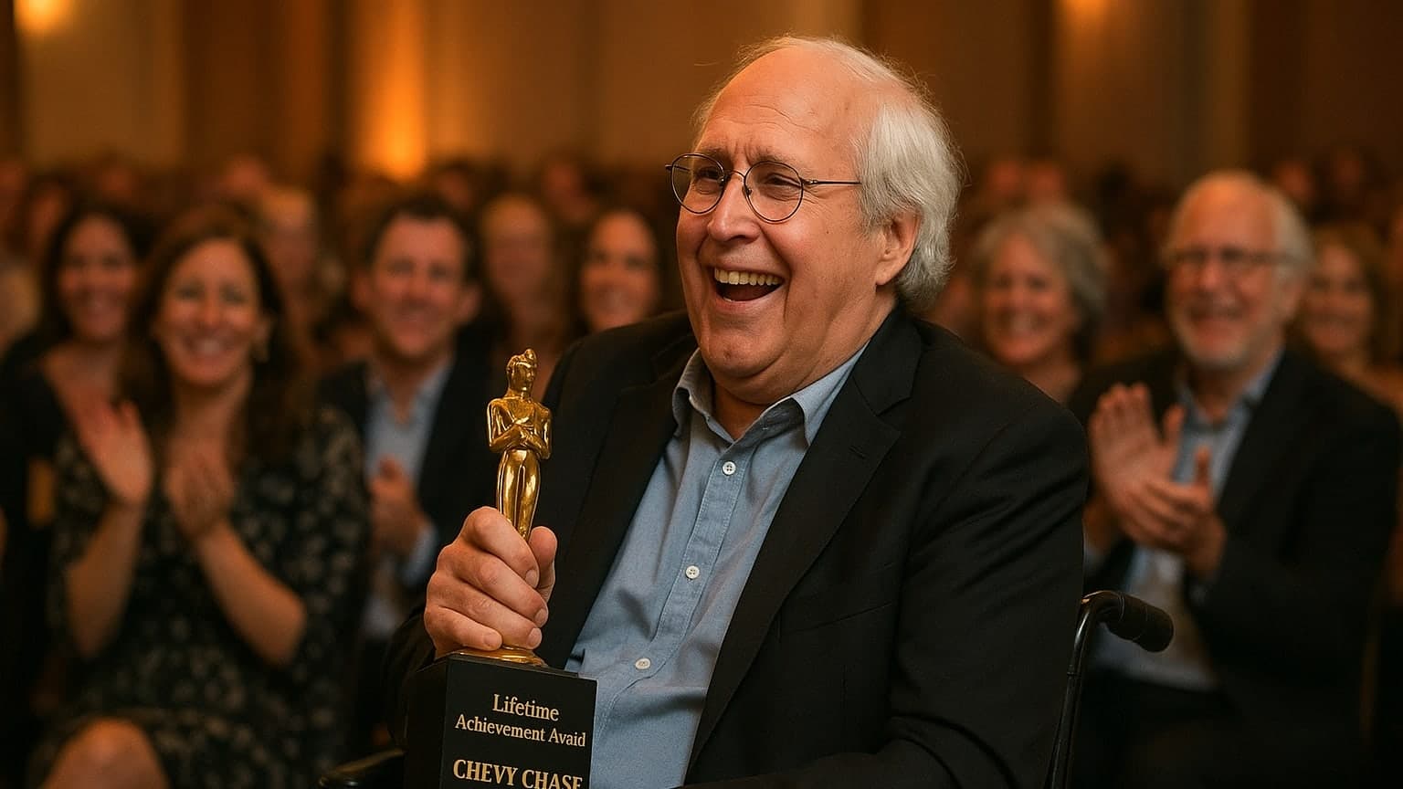 Chevy Chase in a Wheelchair: Accepting Awards and Opening Up in New Documentary!