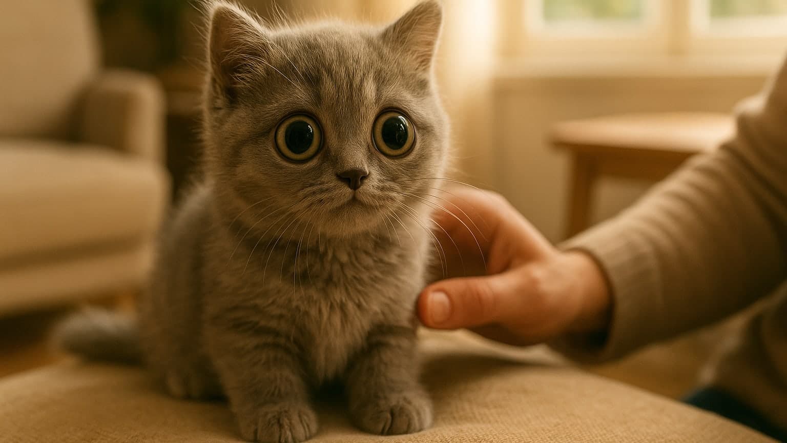 Meet Dorito: The Kitten with Eyes Bigger Than Your Ex's Lies!