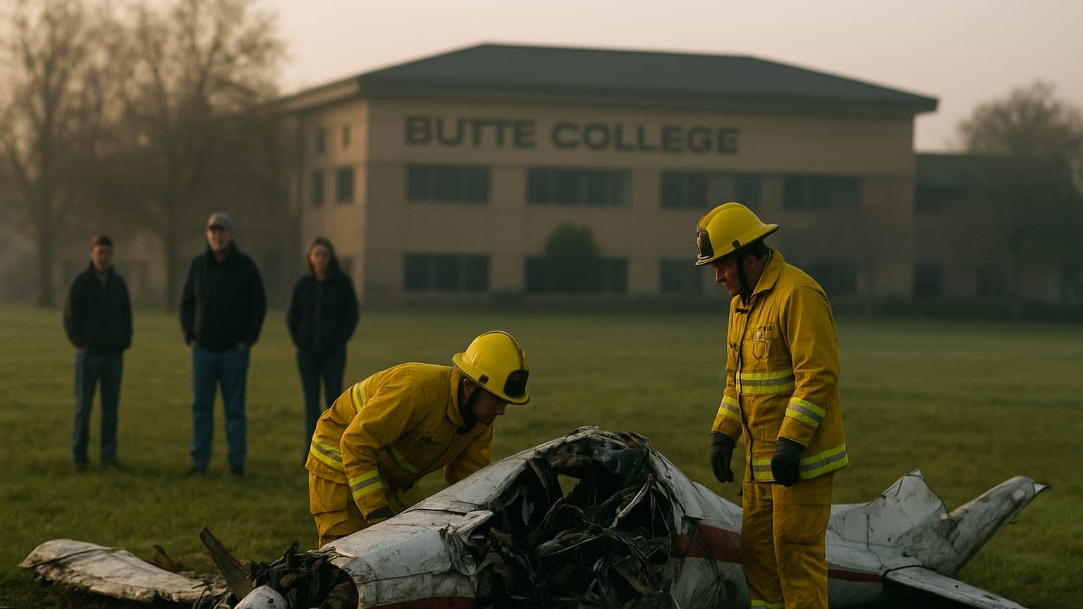Tragedy Strikes in Butte County: Plane Crash Claims One Life Near Butte College
