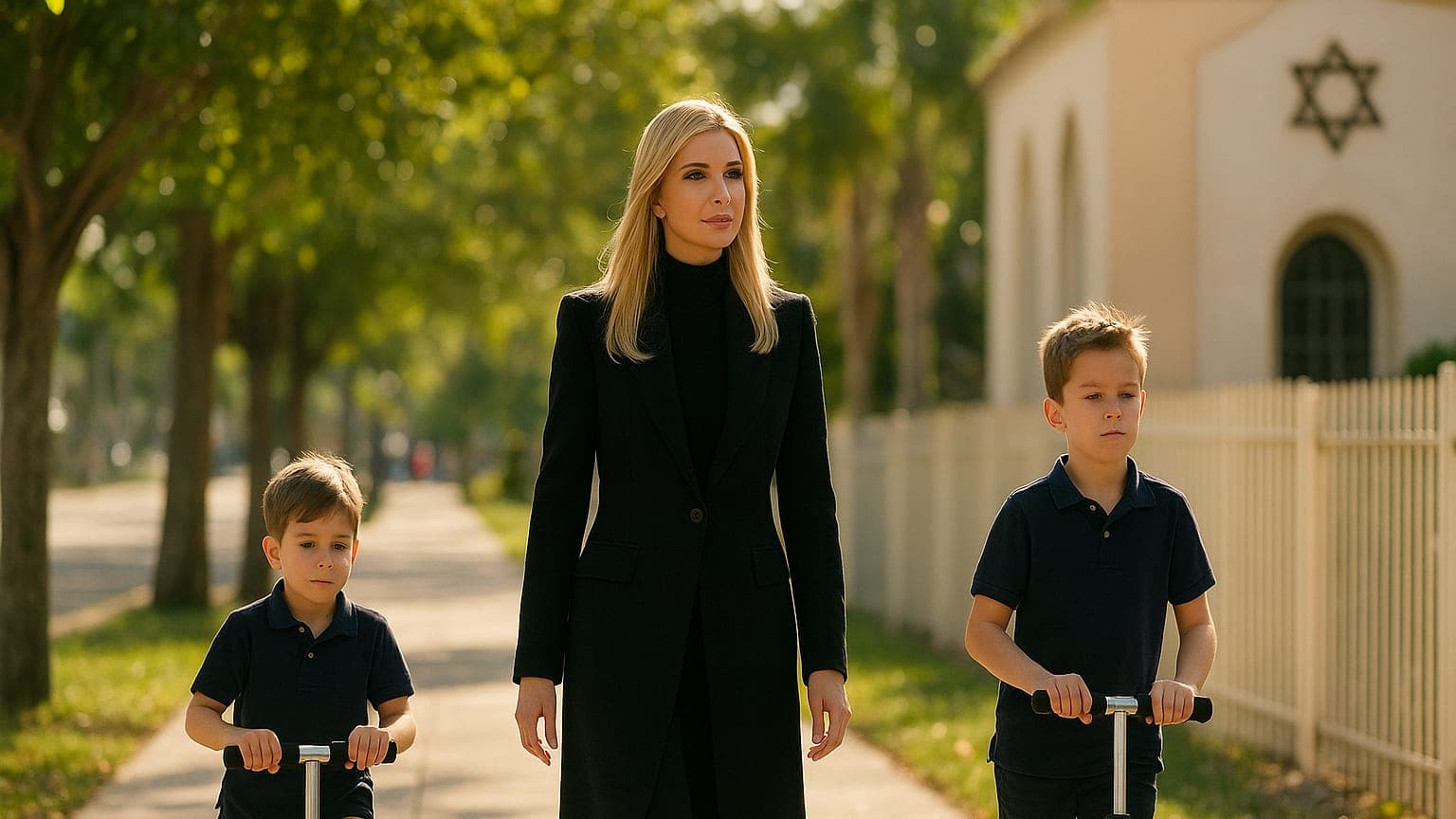Ivanka Trump Goes Black in Miami: Family Time Amidst International Turmoil!