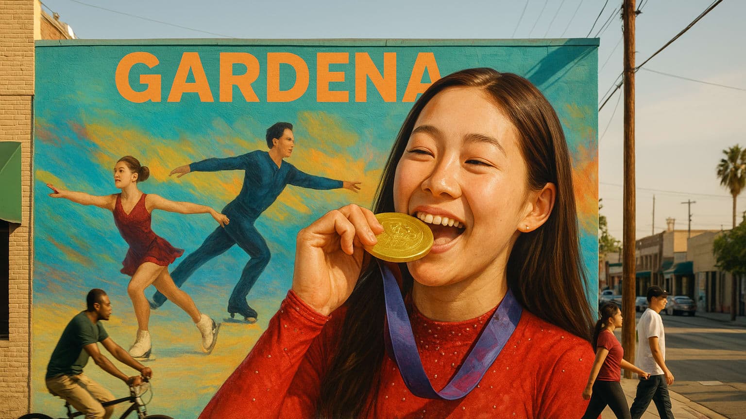 Alysa Liu Celebrated: New Mural Takes Olympic Gold to New Heights!