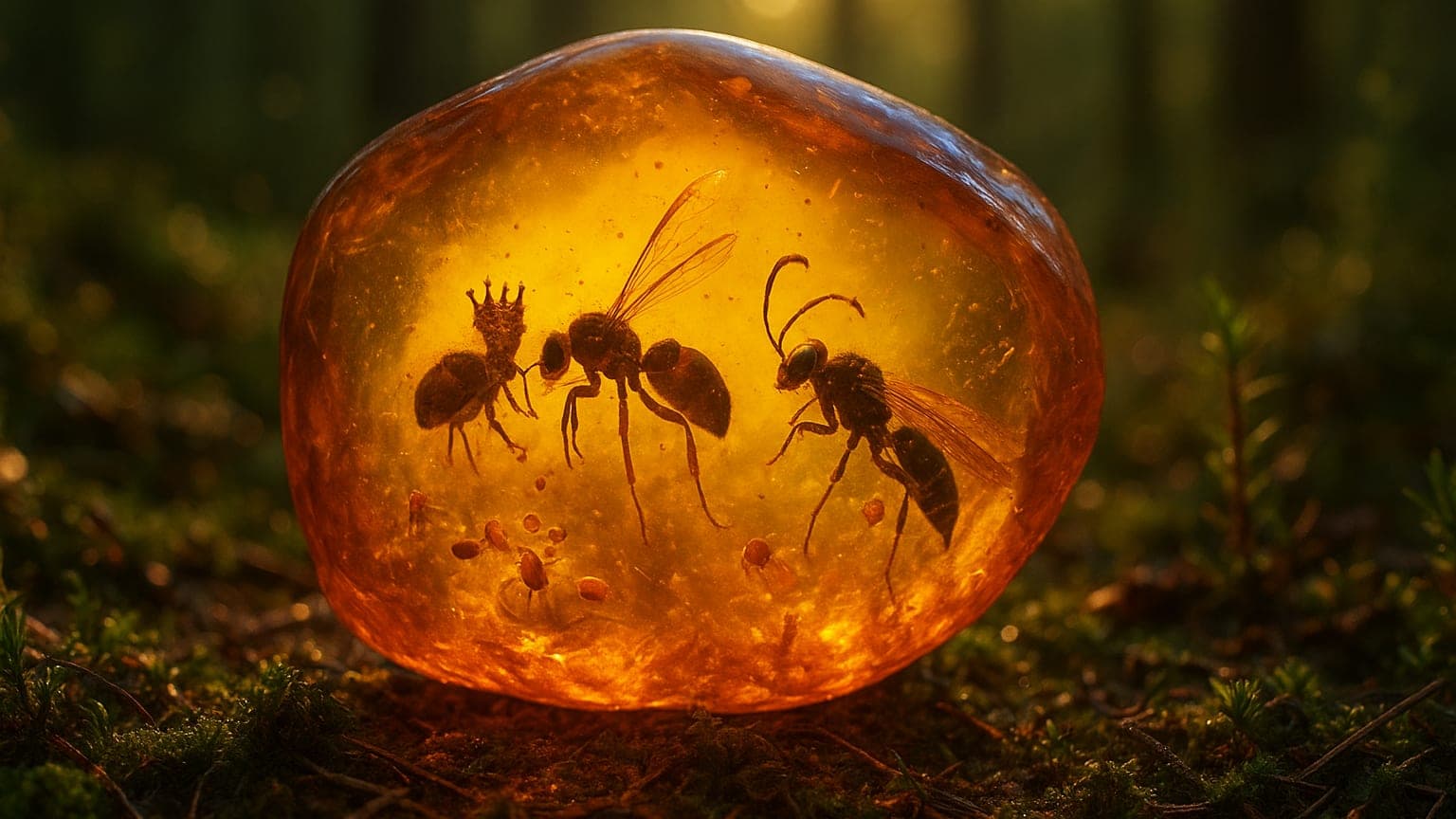 Frozen in Time: What Ancient Insects in Amber Reveal About Cretaceous Life!