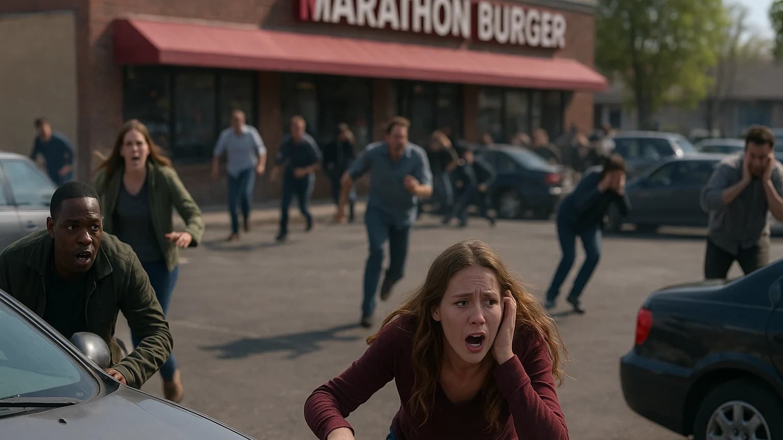 Panic at the Burger: Chaos Erupts During Nipsey Hussle Tribute