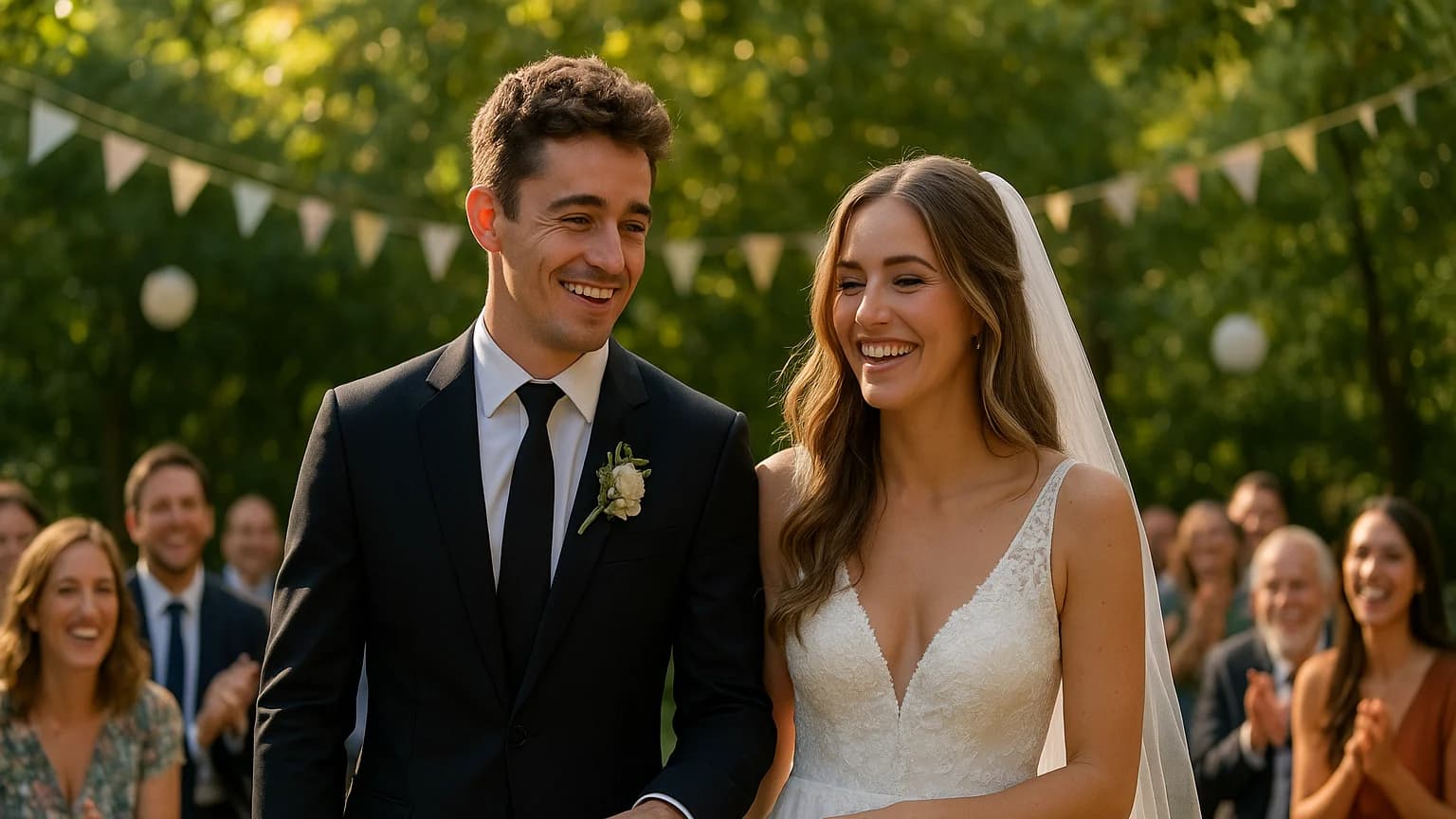 In the Fast Lane of Love: Charles Leclerc Ties the Knot with Alexandra Saint Mleux!