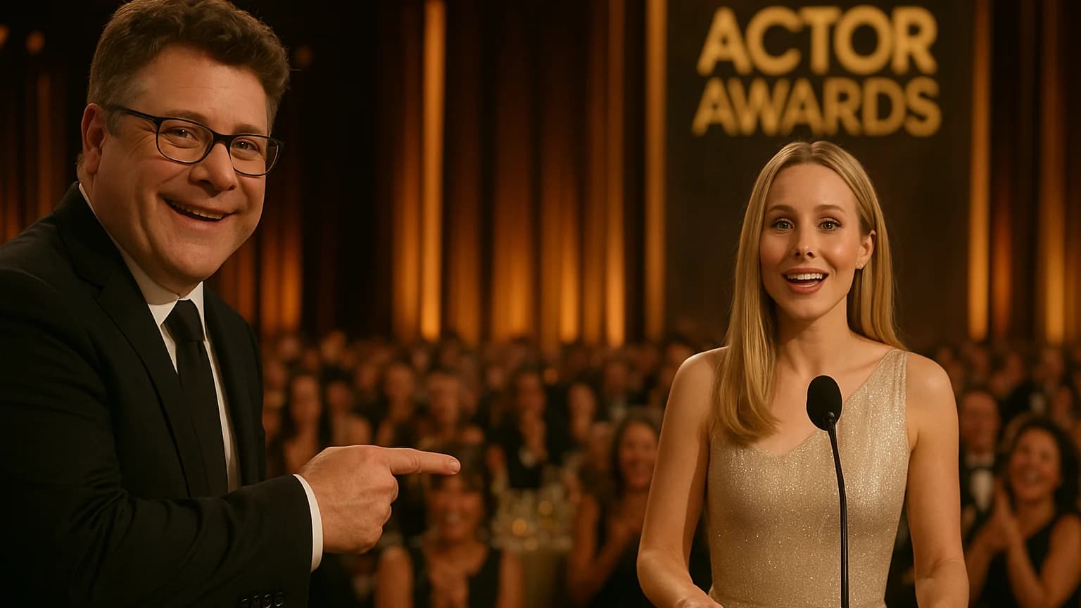 Sean Astin Can't Stop Gushing Over Kristen Bell: The Actor Awards Recap You Didn't Know You Needed!