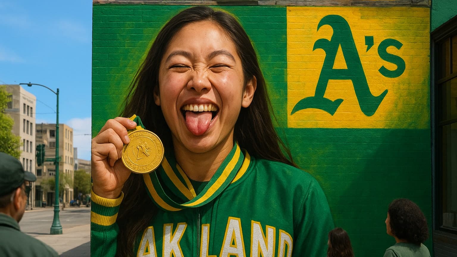 Alysa Liu's Golden Tribute: A Mural That Says Shout Out Oakland!