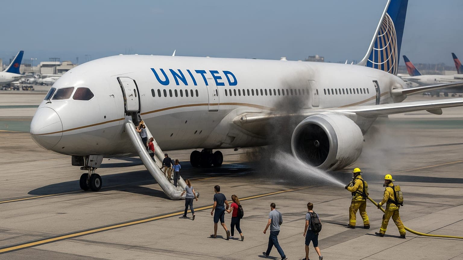 When Flights Turn into Fire Drills: United Airlines' Dramatic Emergency Landing
